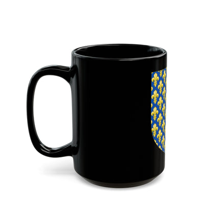 Royal Coat of Arms of Navarre (1285-1328) - Black Coffee Mug-The Sticker Space