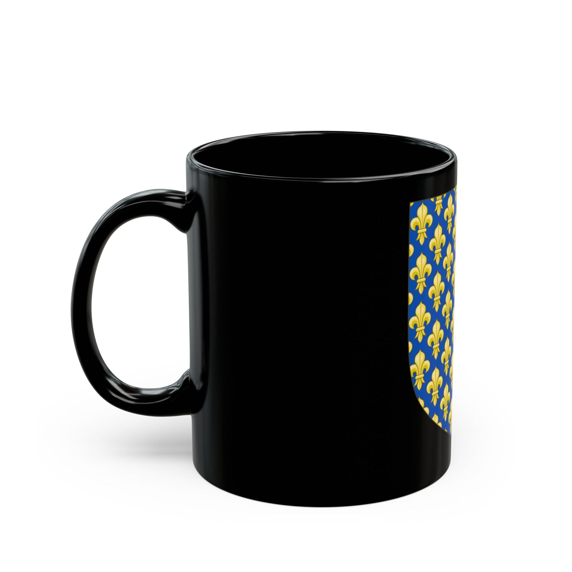 Royal Coat of Arms of Navarre (1285-1328) - Black Coffee Mug-The Sticker Space