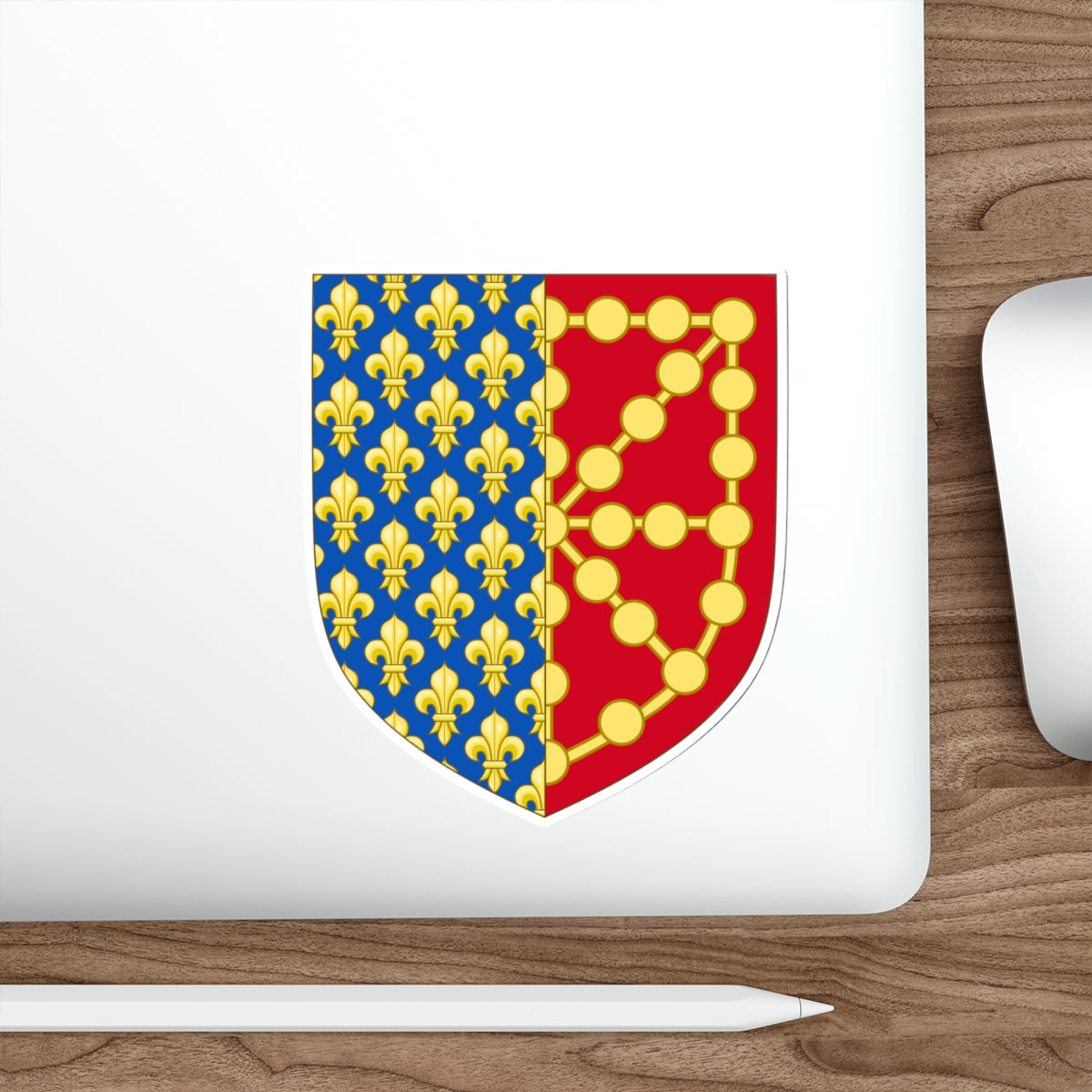 Royal Coat of Arms of Navarre (1285-1328) STICKER Vinyl Die-Cut Decal-The Sticker Space