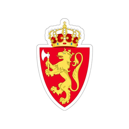 Royal coat of arms of Norway STICKER Vinyl Die-Cut Decal - The Sticker Space