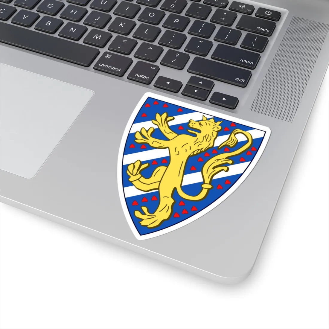 Royal coat of arms of Sweden 14th Century (Sweden) (Coat of Arms) STICKER Vinyl Kiss-Cut Decal - The Sticker Space
