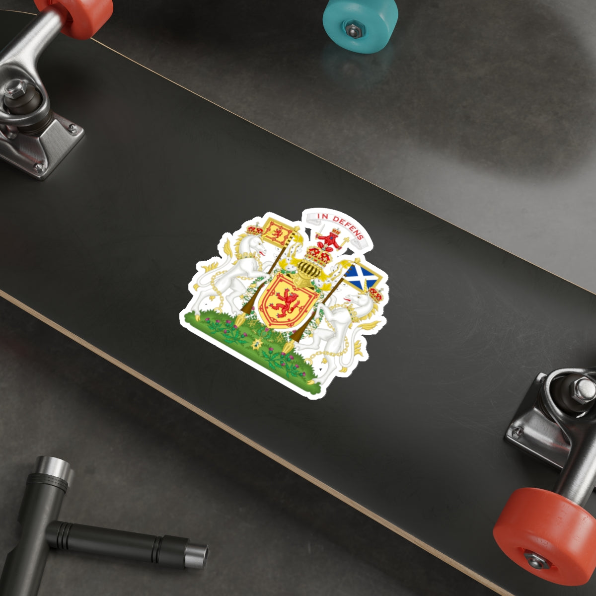 Royal Coat of Arms of the Kingdom of Scotland 2 STICKER Vinyl Die-Cut Decal-The Sticker Space