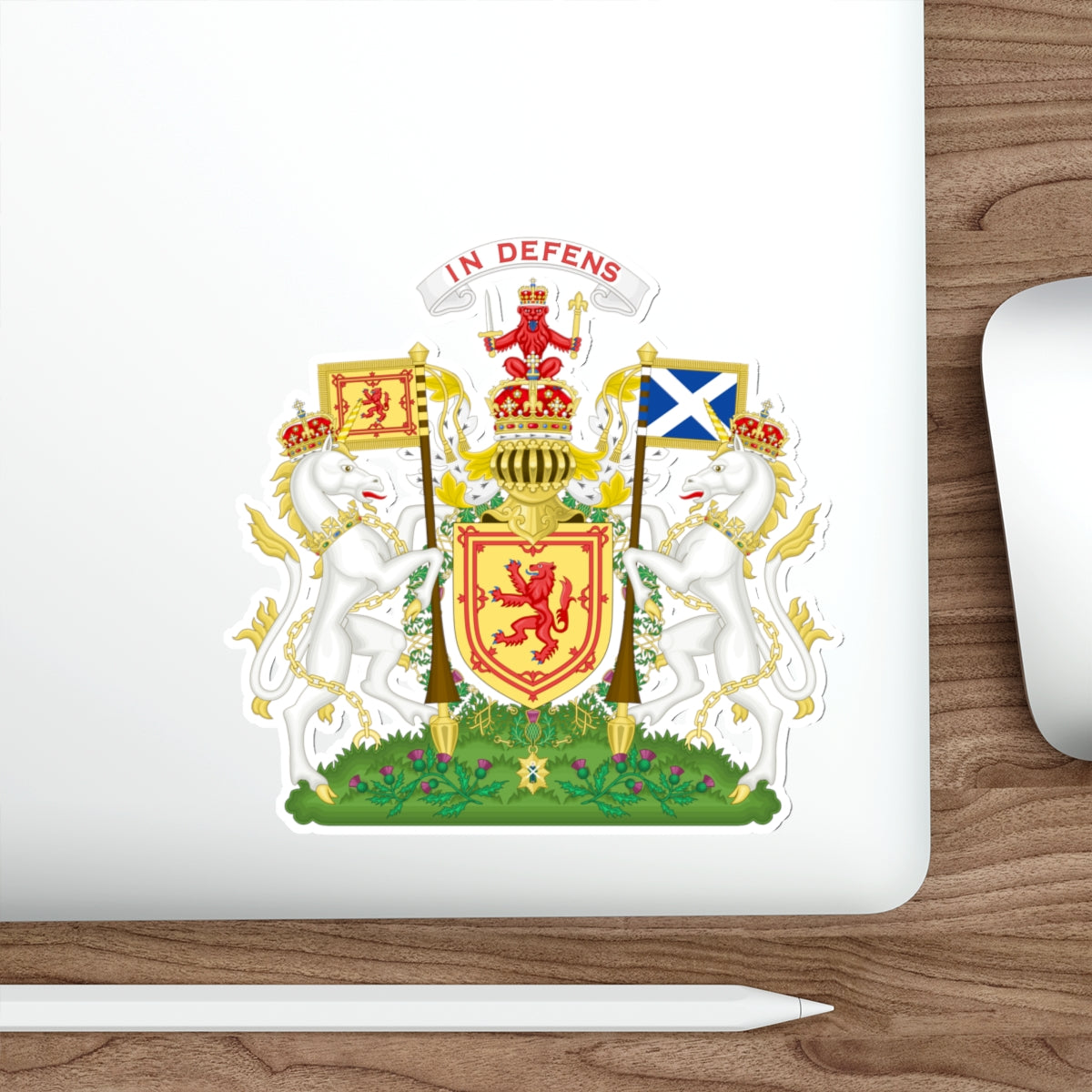 Royal Coat of Arms of the Kingdom of Scotland 2 STICKER Vinyl Die-Cut Decal-The Sticker Space