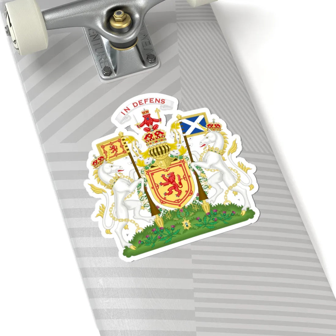 Royal Coat of Arms of the Kingdom of Scotland (Scotland) (Coat of Arms) STICKER Vinyl Kiss-Cut Decal - The Sticker Space