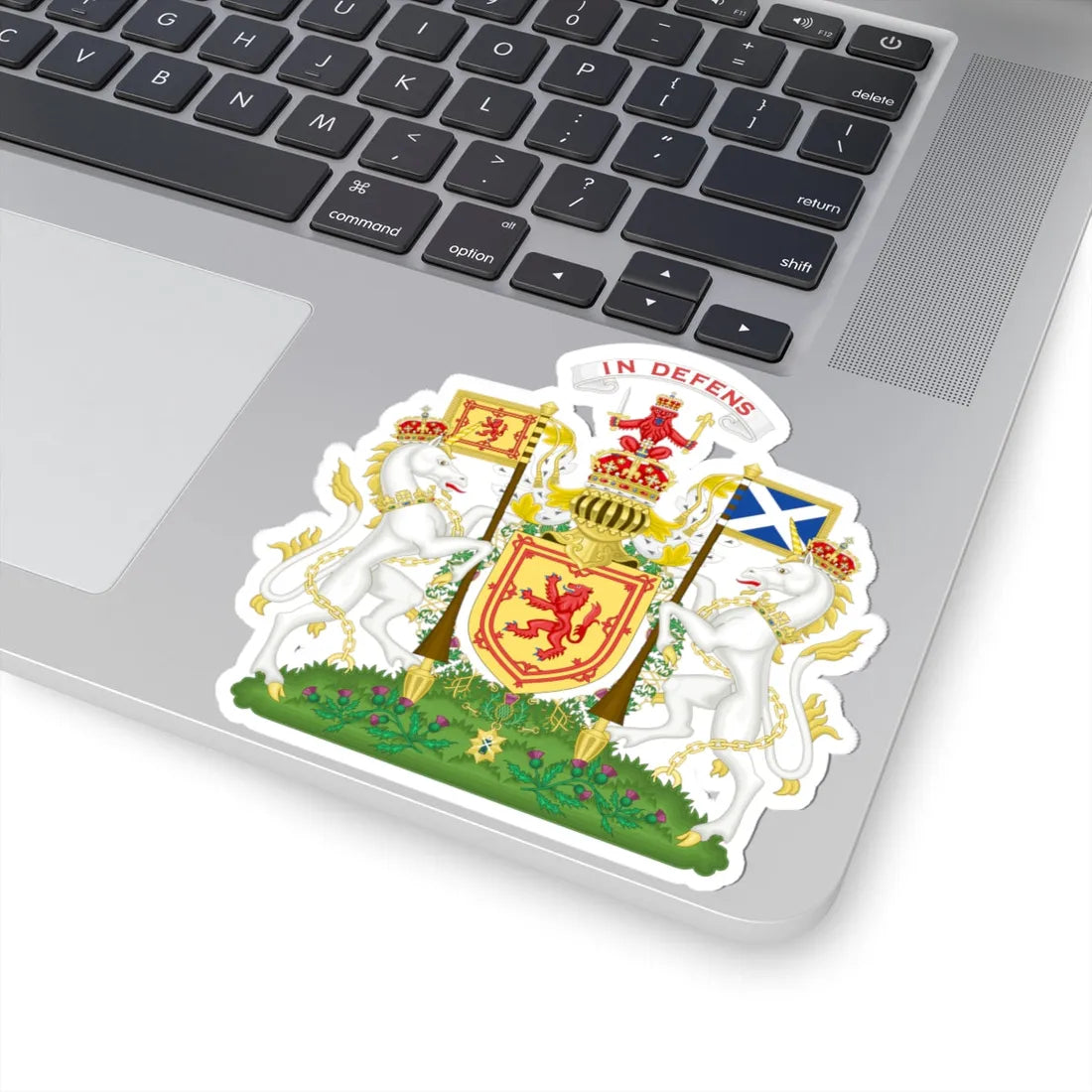 Royal Coat of Arms of the Kingdom of Scotland (Scotland) (Coat of Arms) STICKER Vinyl Kiss-Cut Decal - The Sticker Space