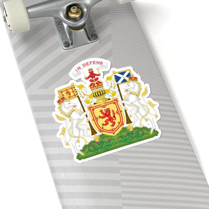 Royal Coat of Arms of the Kingdom of Scotland Variant 1 (Scotland) (Coat of Arms) STICKER Vinyl Kiss-Cut Decal - The Sticker Space