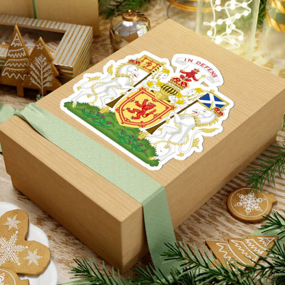 Royal Coat of Arms of the Kingdom of Scotland Variant 1 (Scotland) (Coat of Arms) STICKER Vinyl Kiss-Cut Decal - The Sticker Space