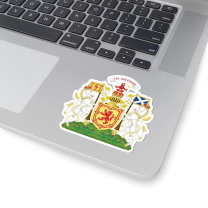 Royal Coat of Arms of the Kingdom of Scotland Variant 1 (Scotland) (Coat of Arms) STICKER Vinyl Kiss-Cut Decal - The Sticker Space