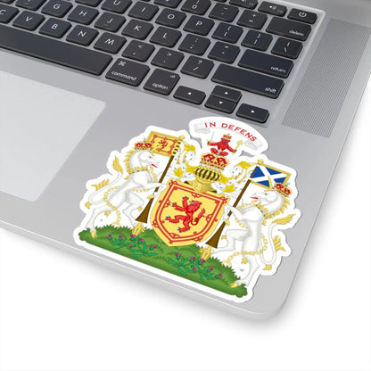 Royal Coat of Arms of the Kingdom of Scotland Variant 1 (Scotland) (Coat of Arms) STICKER Vinyl Kiss-Cut Decal - The Sticker Space