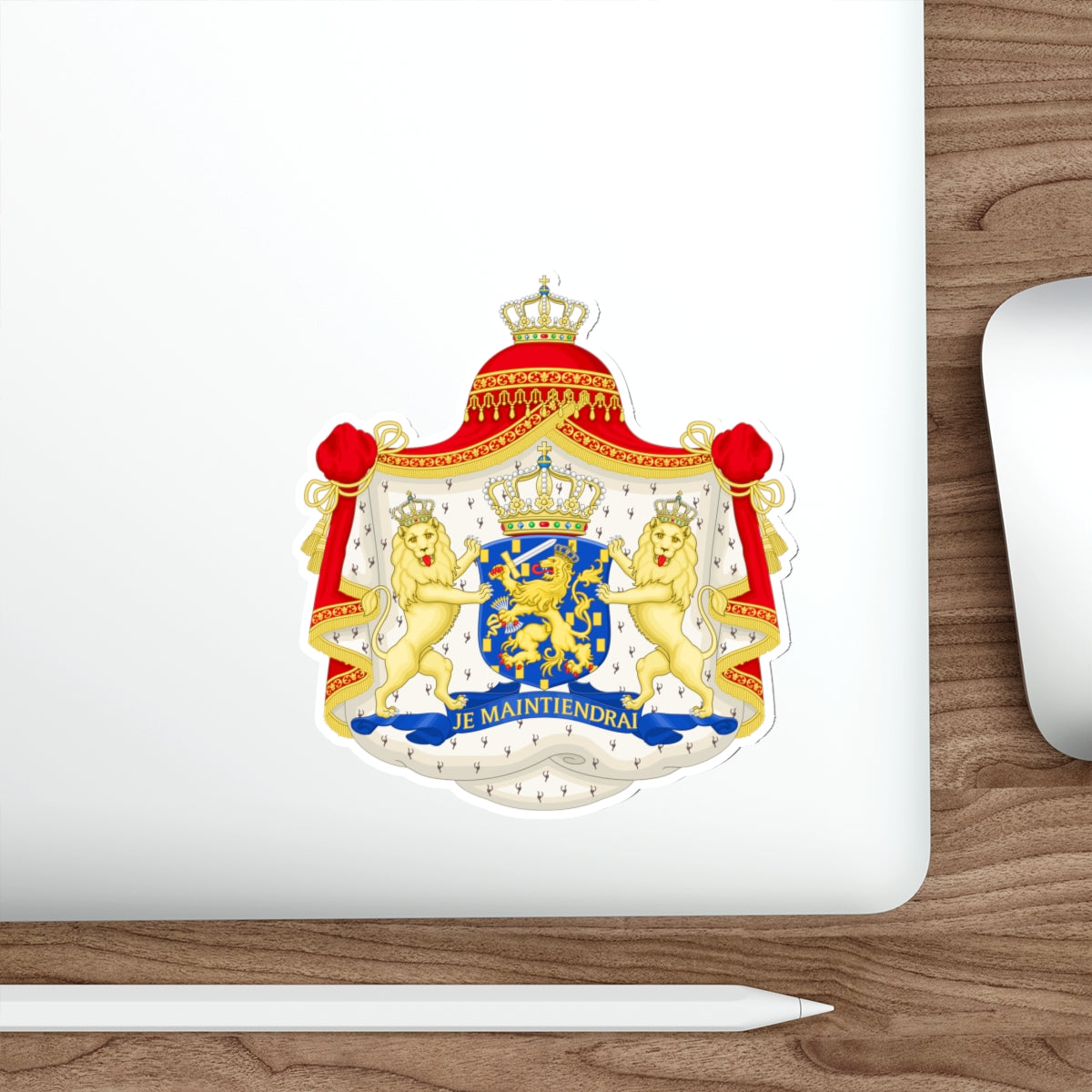 Royal coat of arms of the Netherlands (1815-1907) STICKER Vinyl Die-Cut Decal-The Sticker Space