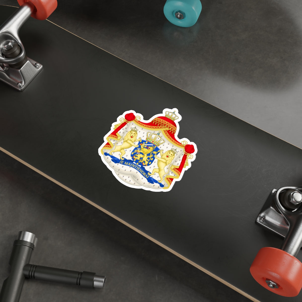 Royal coat of arms of the Netherlands (1815-1907) STICKER Vinyl Die-Cut Decal-The Sticker Space