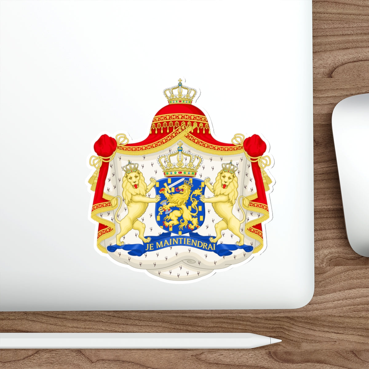 Royal coat of arms of the Netherlands (1815-1907) STICKER Vinyl Die-Cut Decal-The Sticker Space