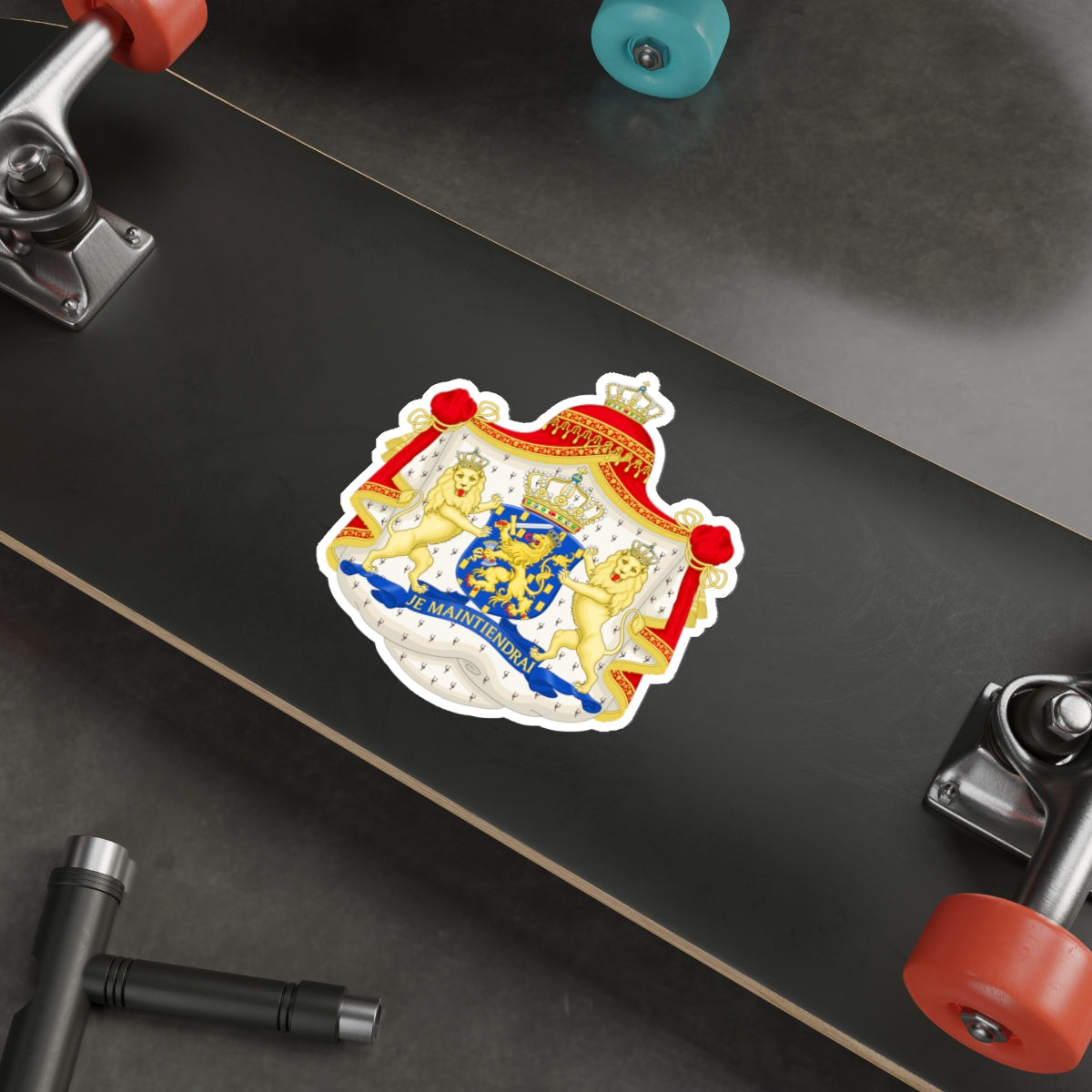 Royal coat of arms of the Netherlands (1815-1907) STICKER Vinyl Die-Cut Decal-The Sticker Space