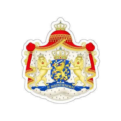 Royal coat of arms of the Netherlands (1815-1907) STICKER Vinyl Die-Cut Decal - The Sticker Space