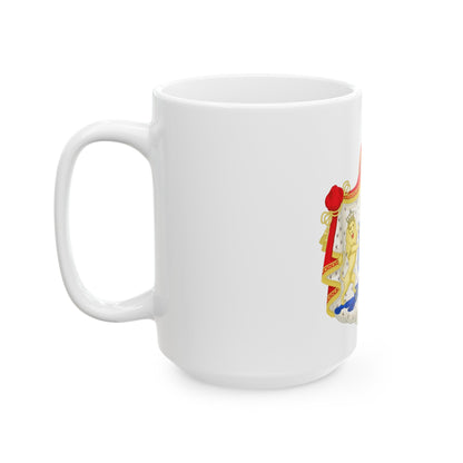 Royal coat of arms of the Netherlands (1815-1907) - White Coffee Mug-The Sticker Space