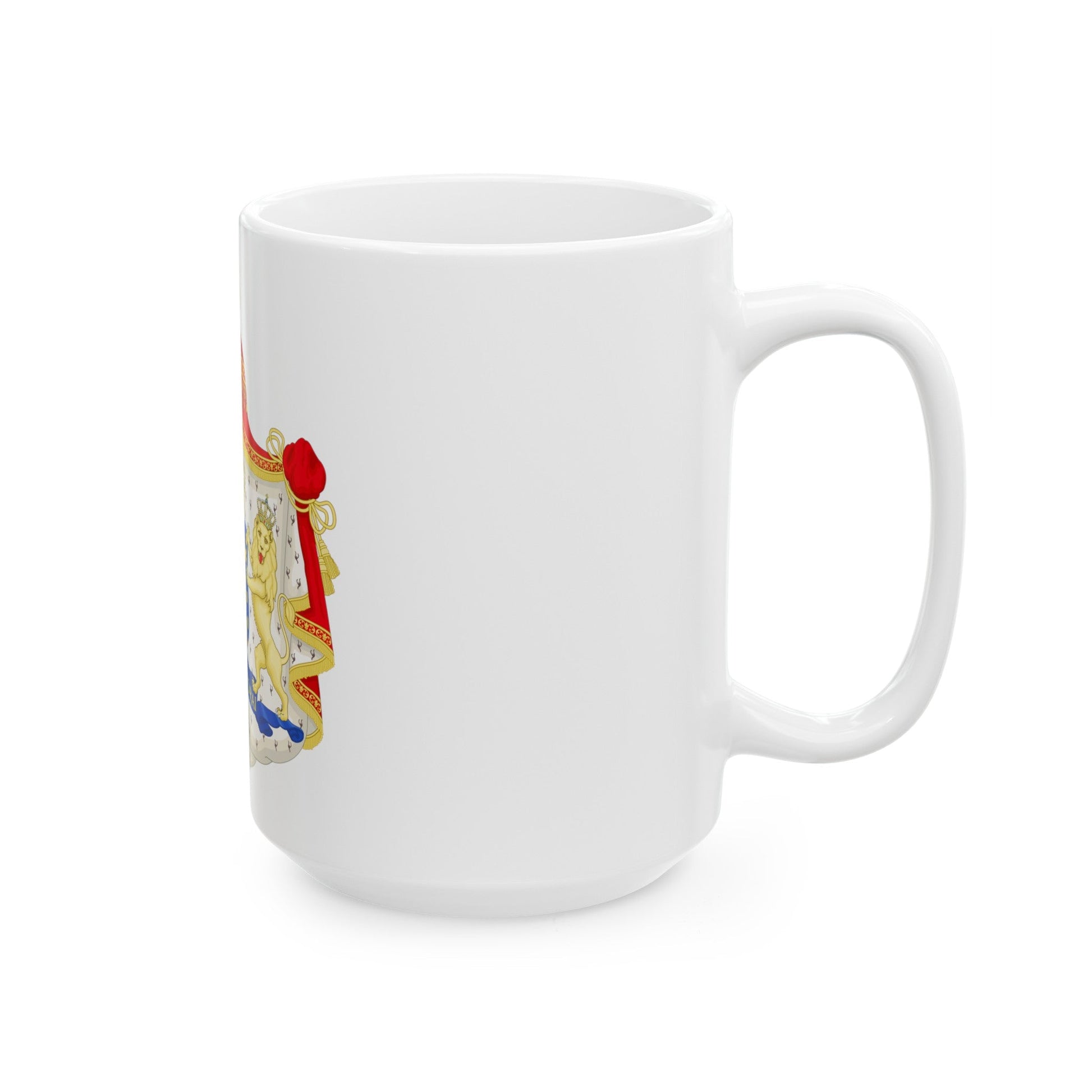 Royal coat of arms of the Netherlands (1815-1907) - White Coffee Mug-The Sticker Space