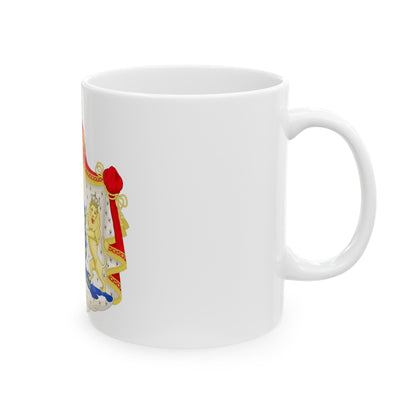 Royal coat of arms of the Netherlands (1815-1907) - White Coffee Mug-The Sticker Space