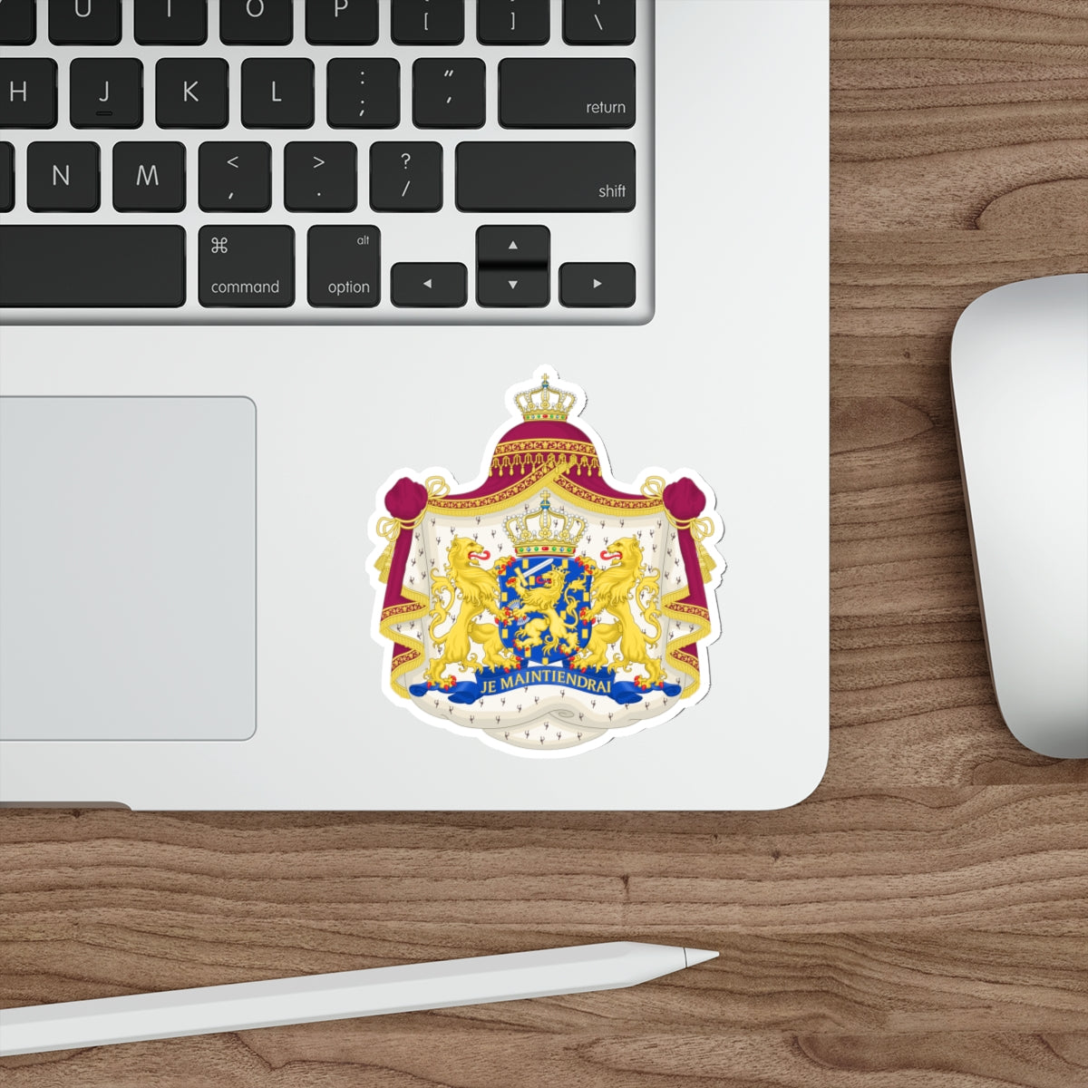 Royal coat of arms of the Netherlands STICKER Vinyl Die-Cut Decal-The Sticker Space