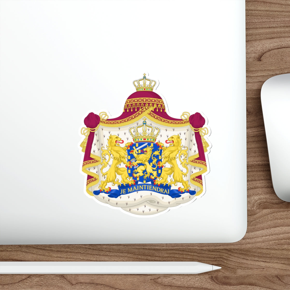 Royal coat of arms of the Netherlands STICKER Vinyl Die-Cut Decal-The Sticker Space