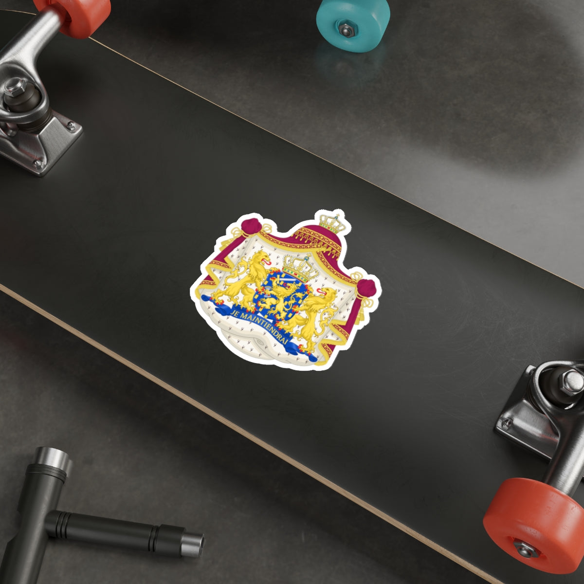 Royal coat of arms of the Netherlands STICKER Vinyl Die-Cut Decal-The Sticker Space