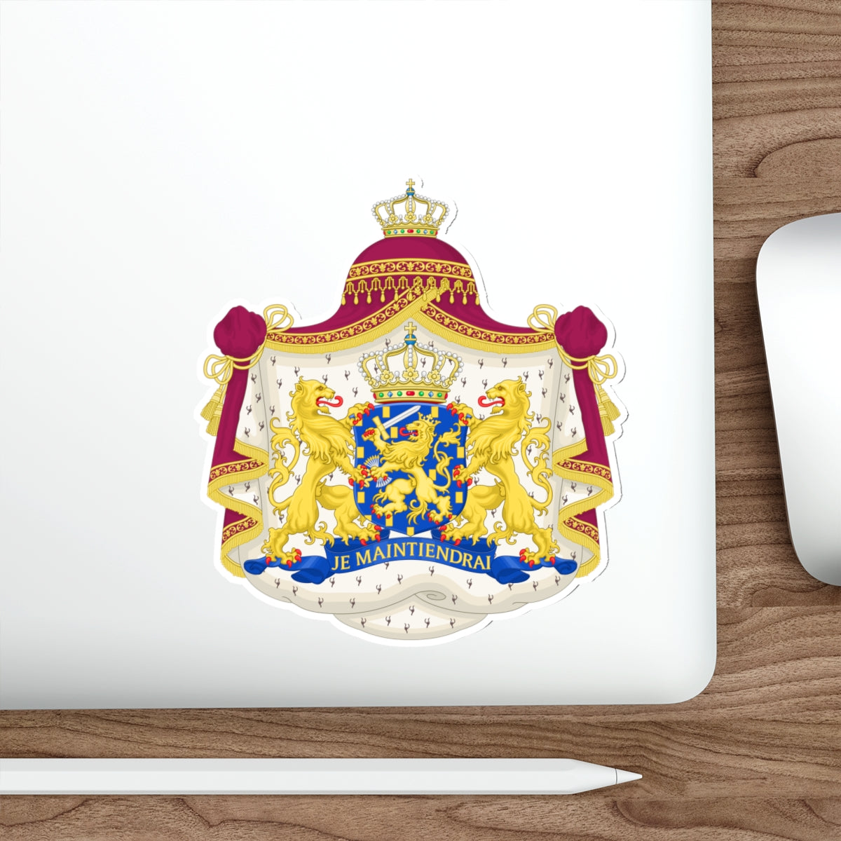 Royal coat of arms of the Netherlands STICKER Vinyl Die-Cut Decal-The Sticker Space