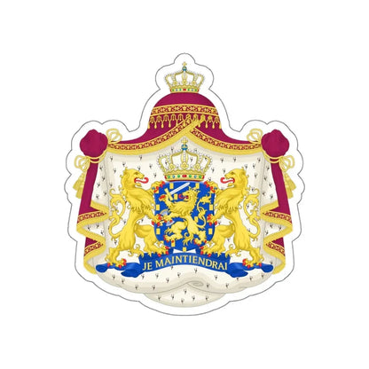 Royal coat of arms of the Netherlands STICKER Vinyl Die-Cut Decal 6 Inch - The Sticker Space