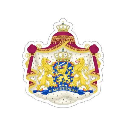 Royal coat of arms of the Netherlands STICKER Vinyl Die-Cut Decal - The Sticker Space