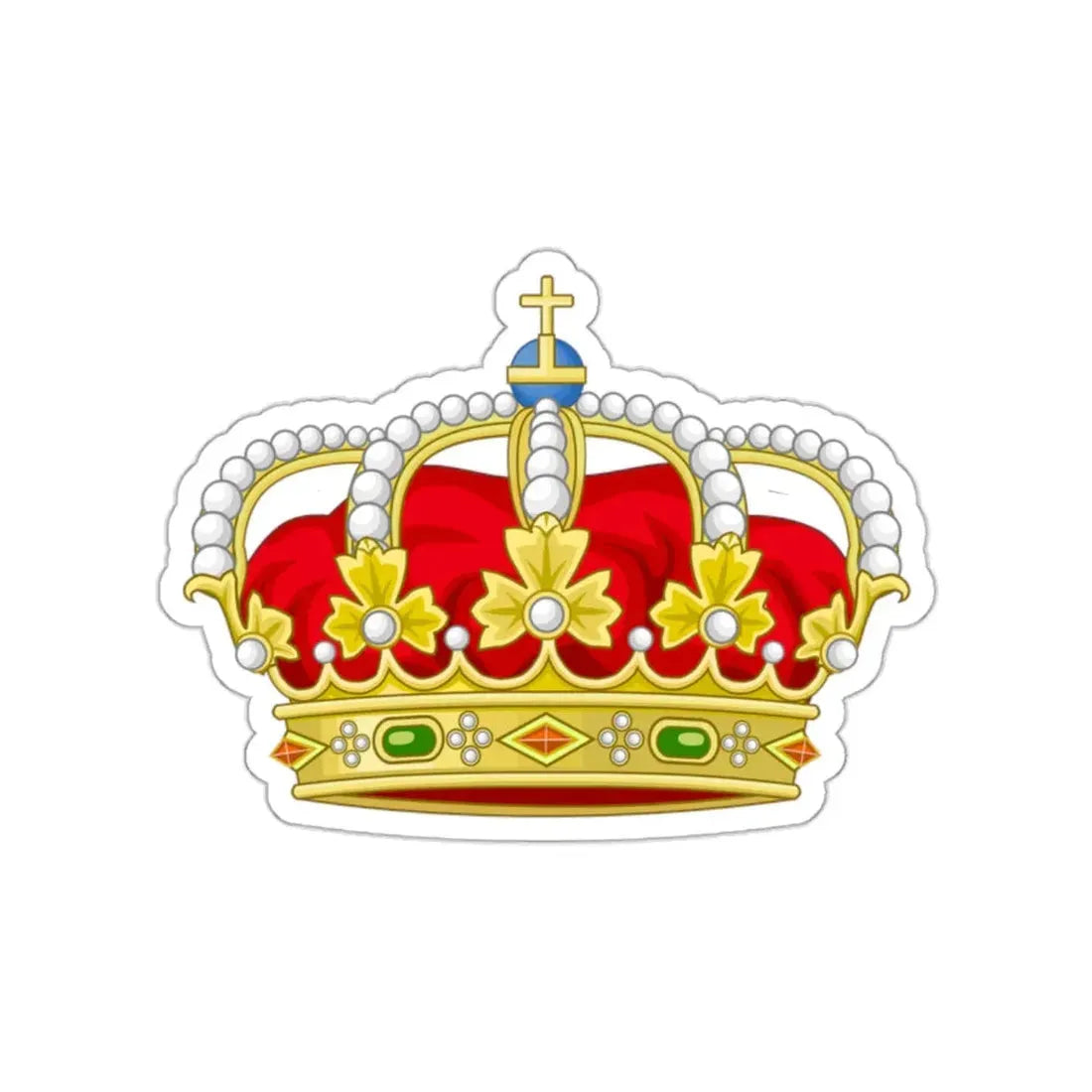 Royal Crown of Spain STICKER Vinyl Die-Cut Decal - The Sticker Space