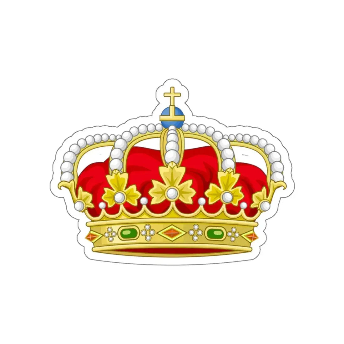Royal Crown of Spain STICKER Vinyl Die-Cut Decal - The Sticker Space