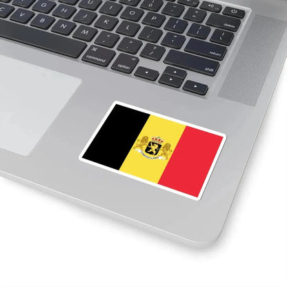 Royal ensign of Belgium 1858 (Belgium) STICKER Vinyl Kiss-Cut Decal - The Sticker Space