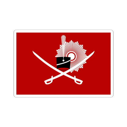 Royal flag of Amanullah Khan (Afghanistan) STICKER Vinyl Kiss-Cut Decal 2 Inch White - The Sticker Space