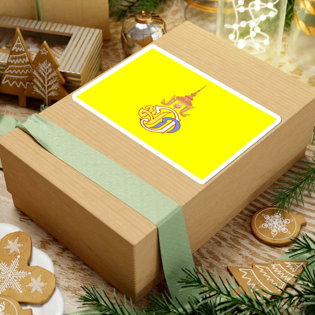 Royal Flag of Crown Prince Maha Vajiralongkorn (Thailand) STICKER Vinyl Kiss-Cut Decal - The Sticker Space