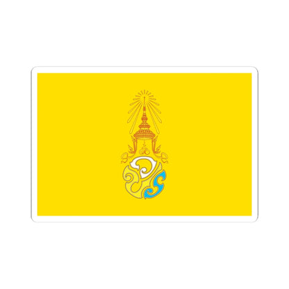 Royal Flag of King Rama X (Thailand) STICKER Vinyl Kiss-Cut Decal 4 Inch White - The Sticker Space