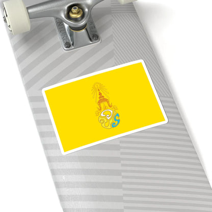 Royal Flag of King Rama X (Thailand) STICKER Vinyl Kiss-Cut Decal - The Sticker Space