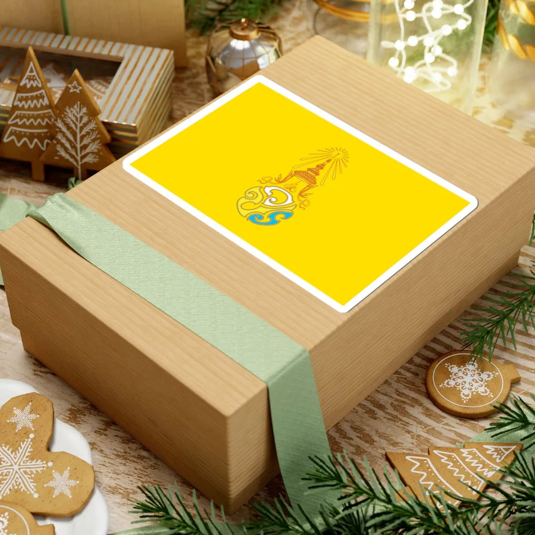 Royal Flag of King Rama X (Thailand) STICKER Vinyl Kiss-Cut Decal - The Sticker Space