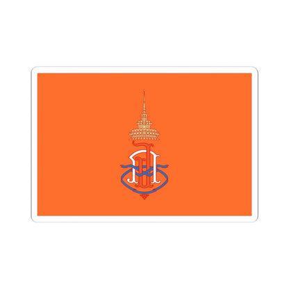 Royal Flag of Princess Chulabhorn Walailak (Thailand) STICKER Vinyl Kiss-Cut Decal 6 Inch White - The Sticker Space