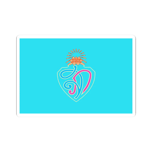 Royal Flag of Princess Siribhachudhabhorn (Thailand) STICKER Vinyl Kiss-Cut Decal 2 Inch White - The Sticker Space