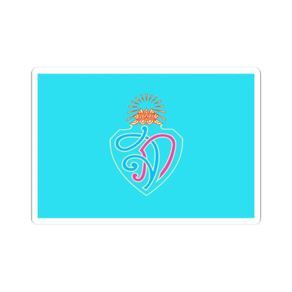 Royal Flag of Princess Siribhachudhabhorn (Thailand) STICKER Vinyl Kiss-Cut Decal 3 Inch White - The Sticker Space