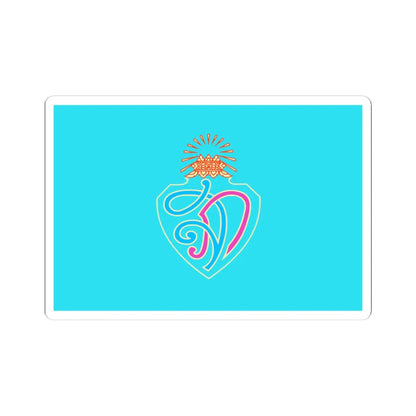 Royal Flag of Princess Siribhachudhabhorn (Thailand) STICKER Vinyl Kiss-Cut Decal 4 Inch White - The Sticker Space