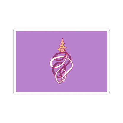 Royal Flag of Princess Soamsavali (Thailand) STICKER Vinyl Kiss-Cut Decal 2 Inch White - The Sticker Space