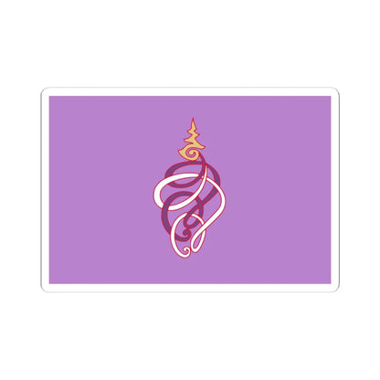 Royal Flag of Princess Soamsavali (Thailand) STICKER Vinyl Kiss-Cut Decal 6 Inch White - The Sticker Space