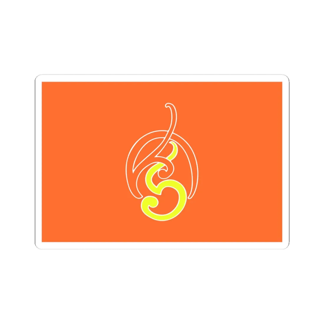 Royal Flag of Princess Srirasmi (Thailand) STICKER Vinyl Kiss-Cut Decal 4 Inch White - The Sticker Space