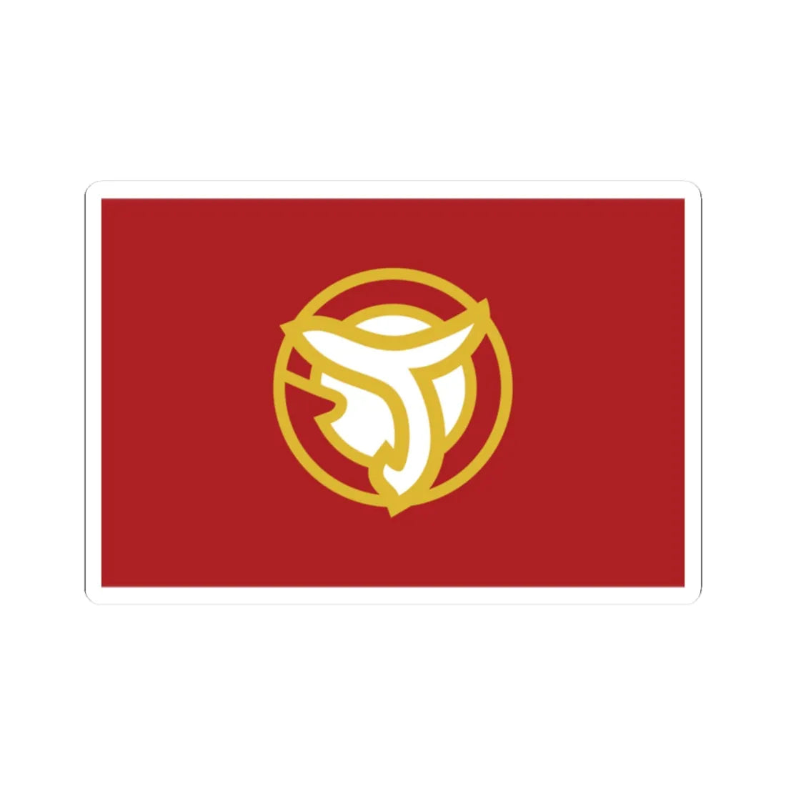 Royal Flag of Princess Ubolratana Rajakanya (Thailand) STICKER Vinyl Kiss-Cut Decal 2 Inch White - The Sticker Space