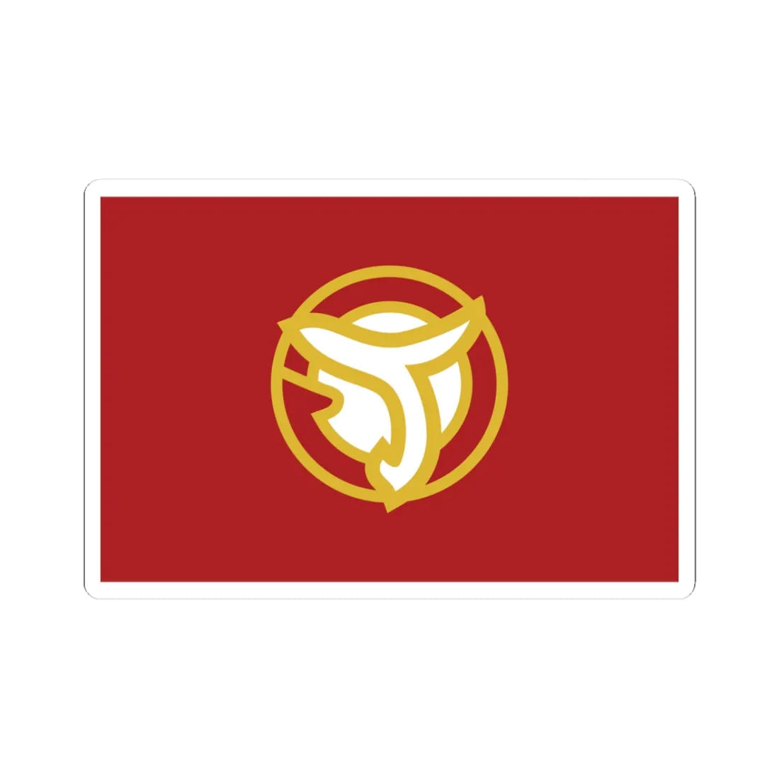 Royal Flag of Princess Ubolratana Rajakanya (Thailand) STICKER Vinyl Kiss-Cut Decal 3 Inch White - The Sticker Space