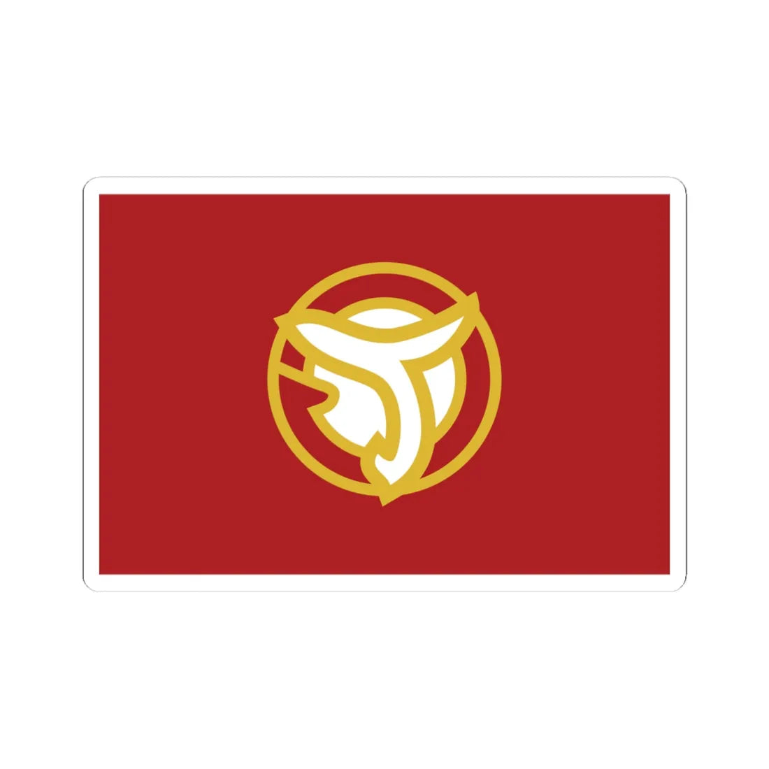 Royal Flag of Princess Ubolratana Rajakanya (Thailand) STICKER Vinyl Kiss-Cut Decal 4 Inch White - The Sticker Space