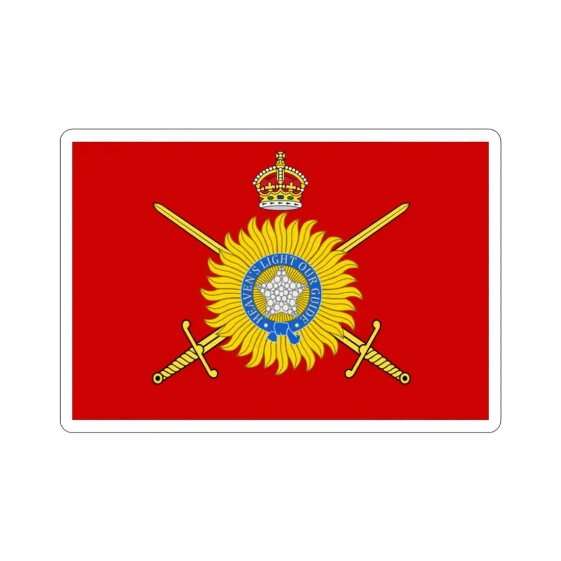 Royal Indian Army Flag (India) STICKER Vinyl Die-Cut Decal 2 Inch - The Sticker Space