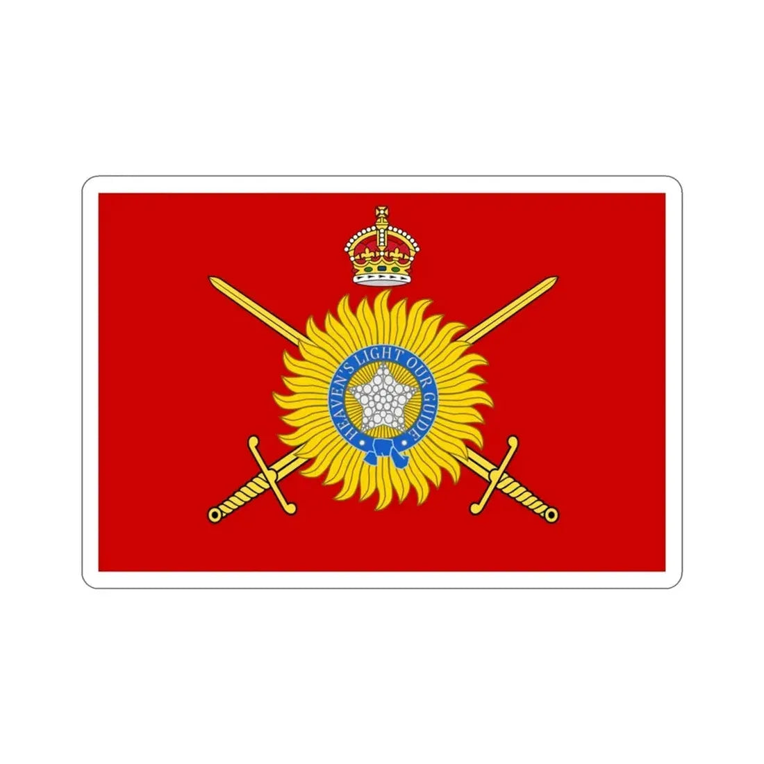 Royal Indian Army Flag (India) STICKER Vinyl Die-Cut Decal 3 Inch - The Sticker Space