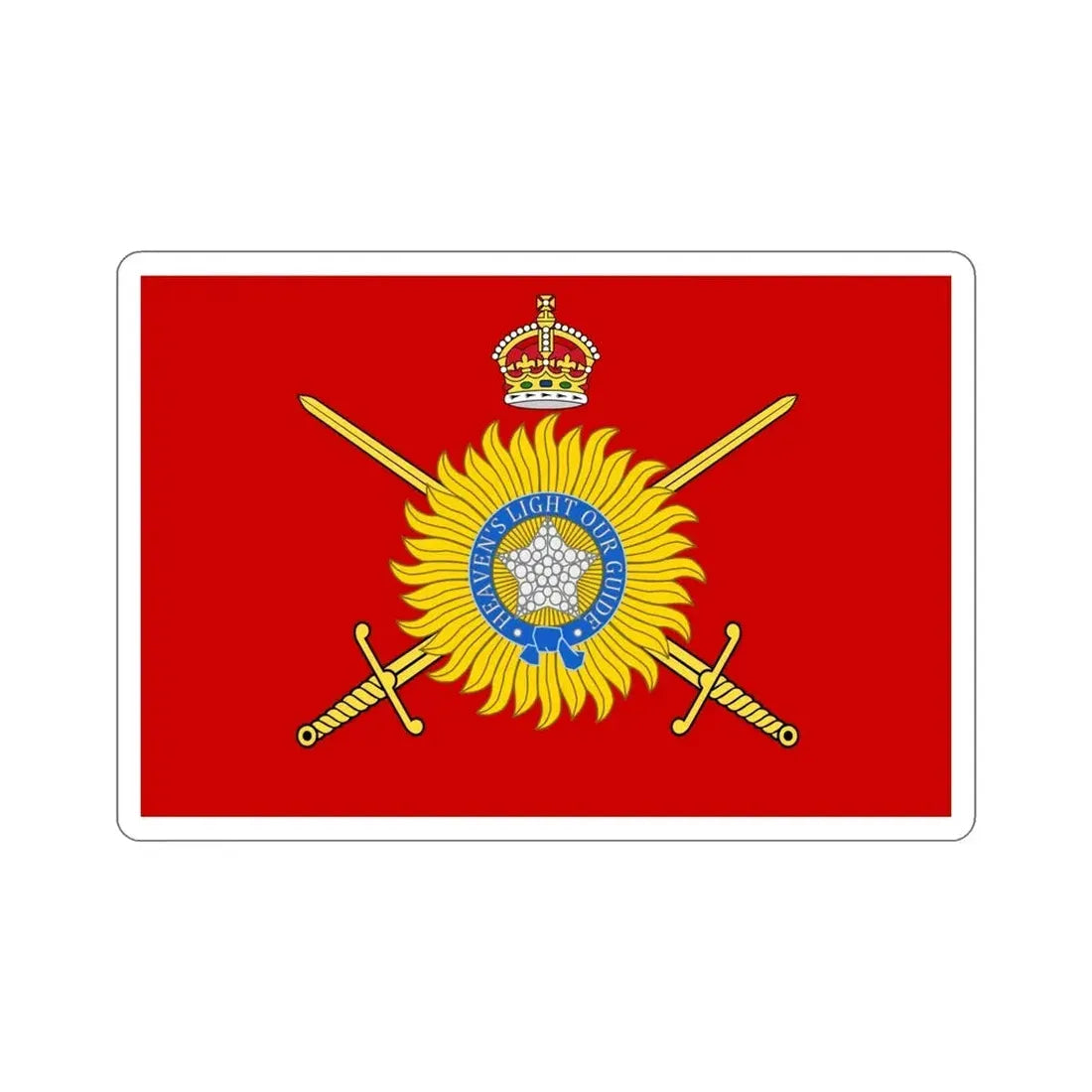 Royal Indian Army Flag (India) STICKER Vinyl Die-Cut Decal 5 Inch - The Sticker Space