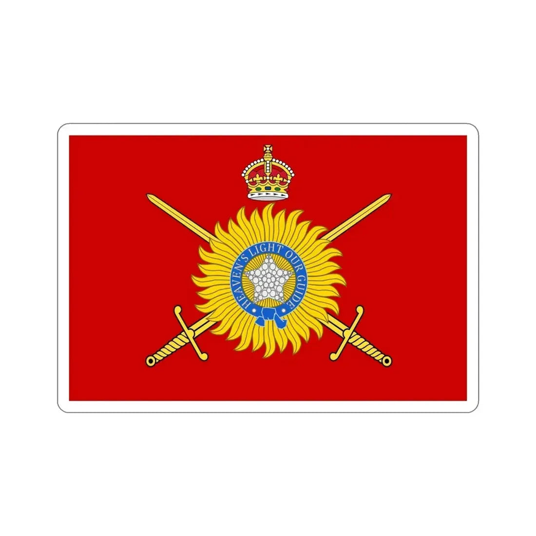 Royal Indian Army Flag (India) STICKER Vinyl Die-Cut Decal - The Sticker Space