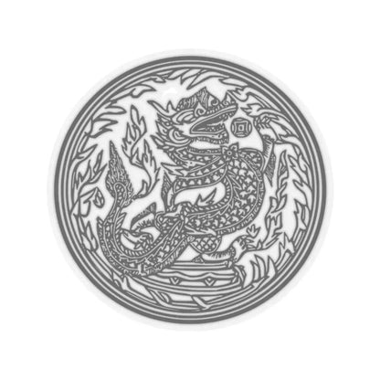 Royal Society of Siam Seal 1 (Thailand) STICKER Vinyl Kiss-Cut Decal 2 Inch Transparent - The Sticker Space